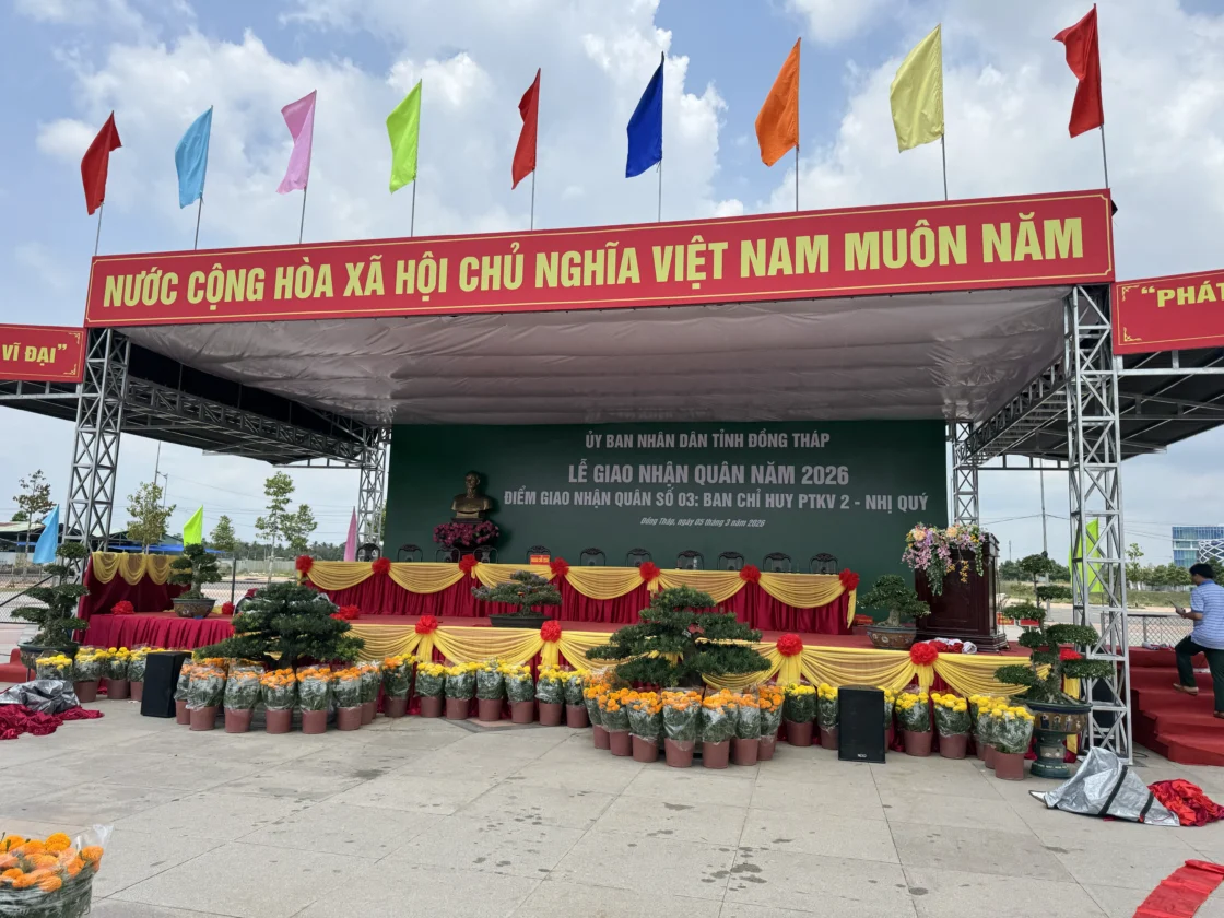 Đồng hành cùng chương trình Lễ giao nhận quân số 03