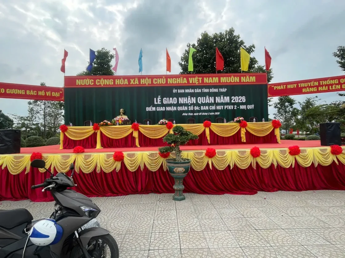 Đồng hành cùng sự kiện Lễ giao nhận quân khu vực 2 & 4